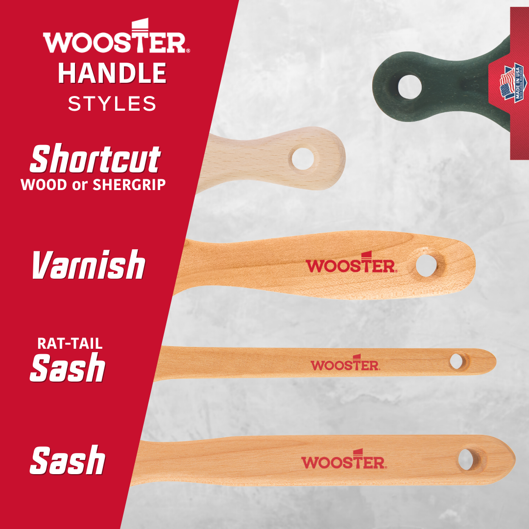 Brush handle shapes